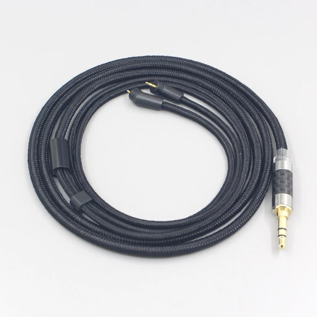 2.5mm 4.4mm Super Soft Headphone Nylon OFC Cable For Etymotic ER4B ER4PT ER4S ER6I ER4 2pin Earphone LN007557