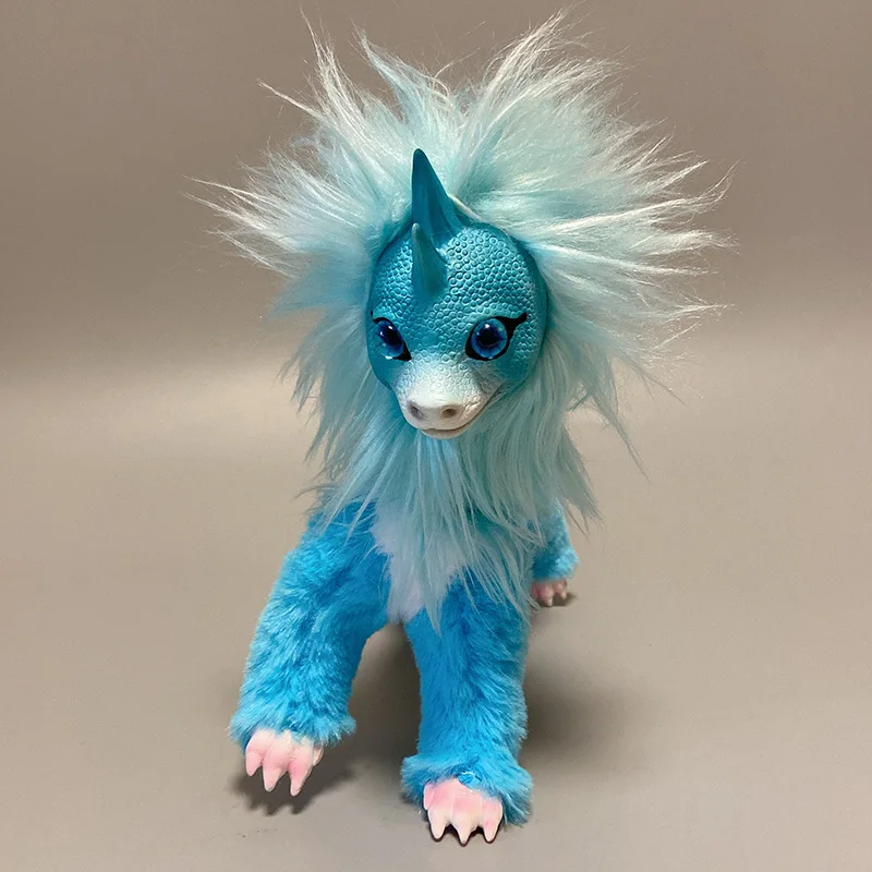 ドラゴンぬいぐるみ 50cm 大きめ オシャレなブルー