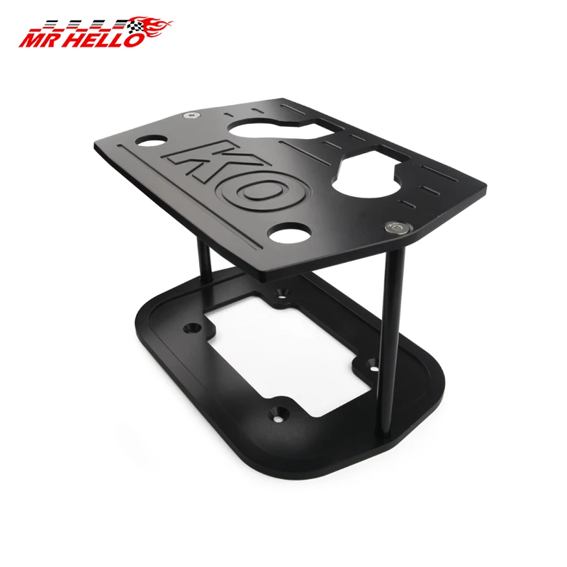 Polished Aluminum Billet Milled Hold Down Optima Red Yellow Battery Bracket Tray