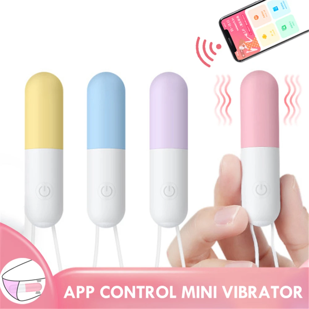 APP Remote Mini vibrator Bullet Vibrator Clitoris Stimulator Panties Vibrating Egg Vagina Massage Sex Toys For Women Masturbator