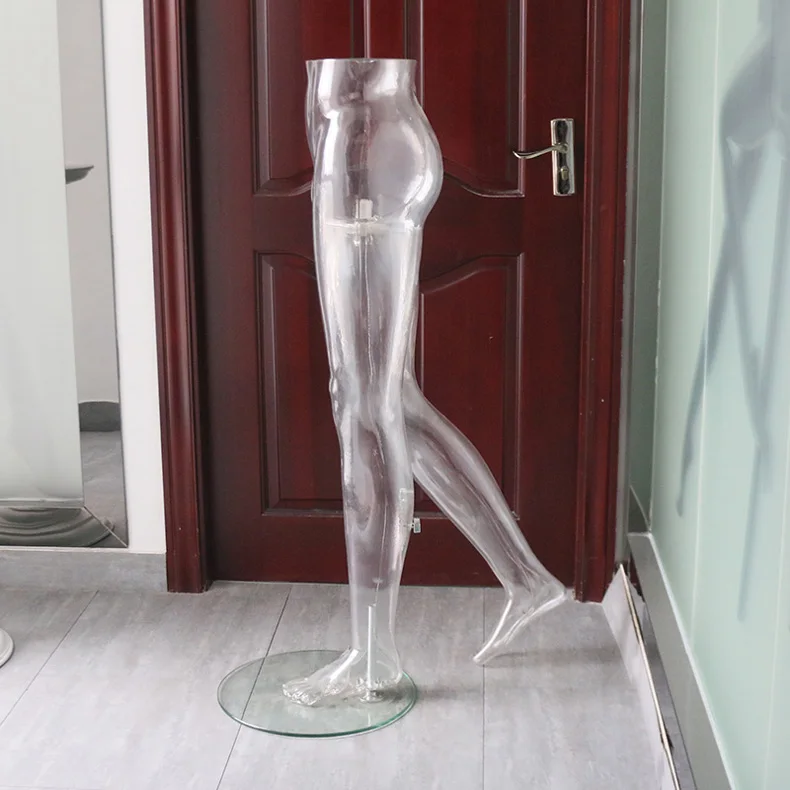 Fashion Female Clear Mannequin Lower Body Transparent Model On Promotion