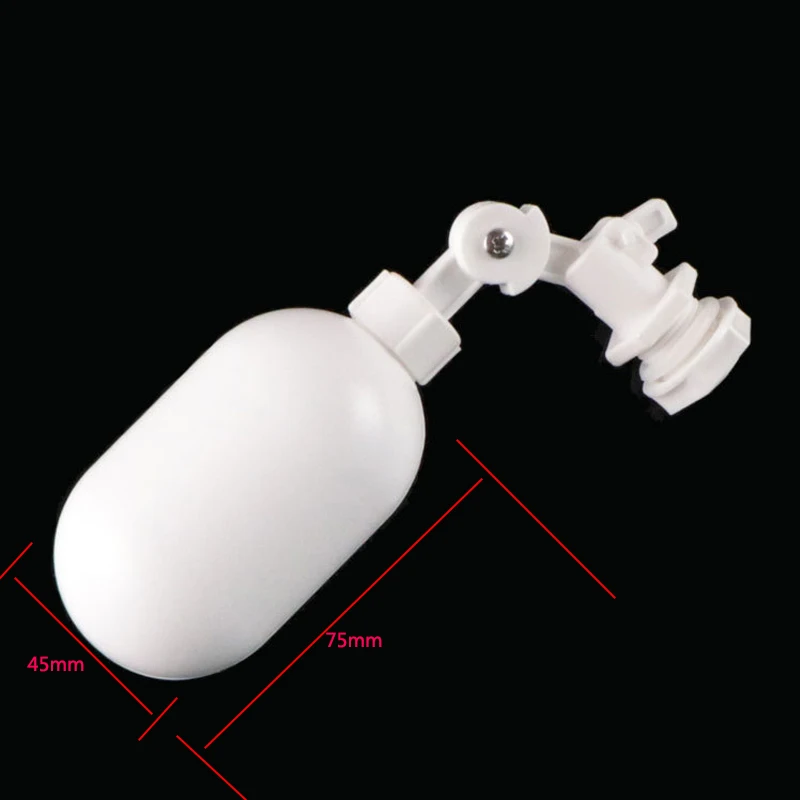 1/4 inches inlet Float Valve White Plastic Adjustable Auto Fill Float Ball Valve Water Control Switch For Water Tower Tank