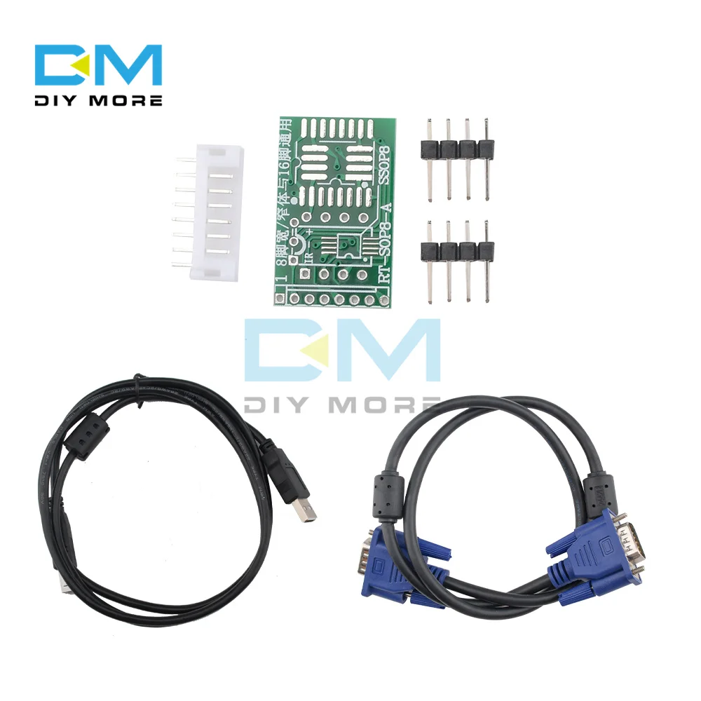 RT809F ISP Programmer/ RT809 LCD USB Programmer Repair Tools 24-25-93 Serise IC with 11 Adapters