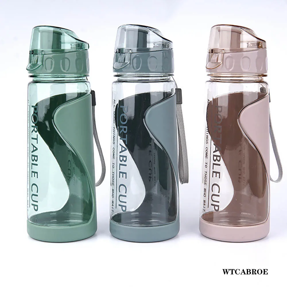Outdoor Plastic Drinkware Water Bottle Water Gym Cute 600ml Sports Outdoor Bottles Water Bottles Infuser Tea Bottle Water bottle