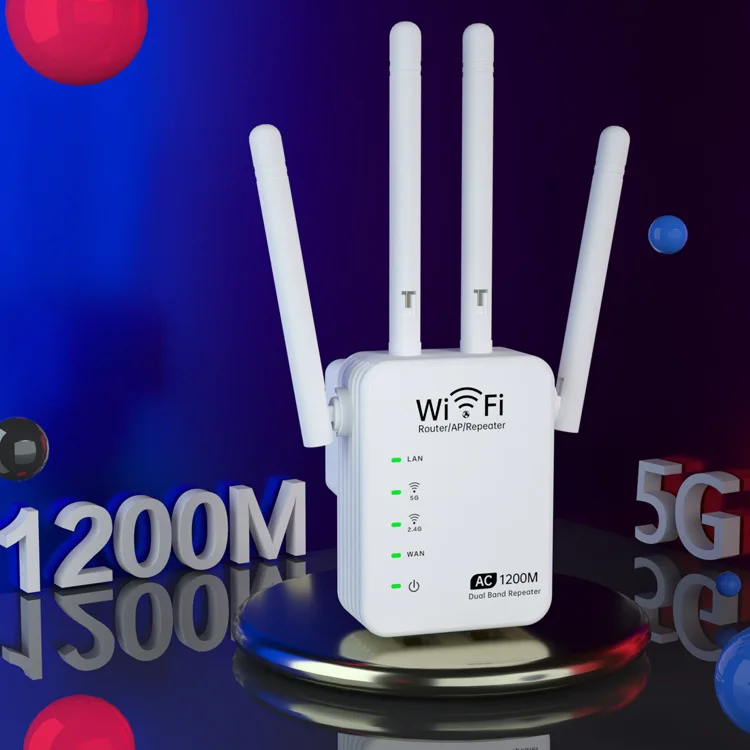 

1200 м ретранслятор Wi-Fi усилитель сигнала 5g маршрутизатор Extender AP ретранслятор маршрутизатор