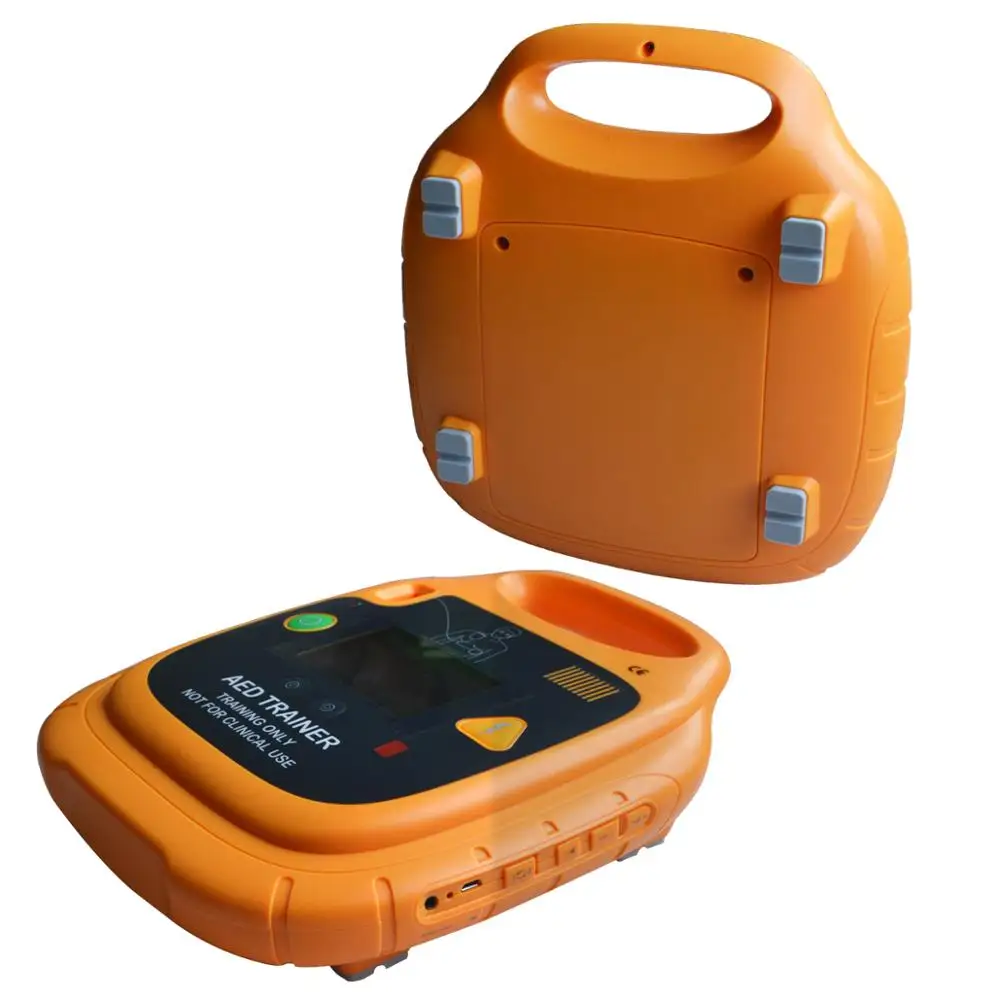 AED Trainer Rechargeable Automatic External AED Simulator Emergency AED/CPR Training Device 10 Scenaries For Health Care