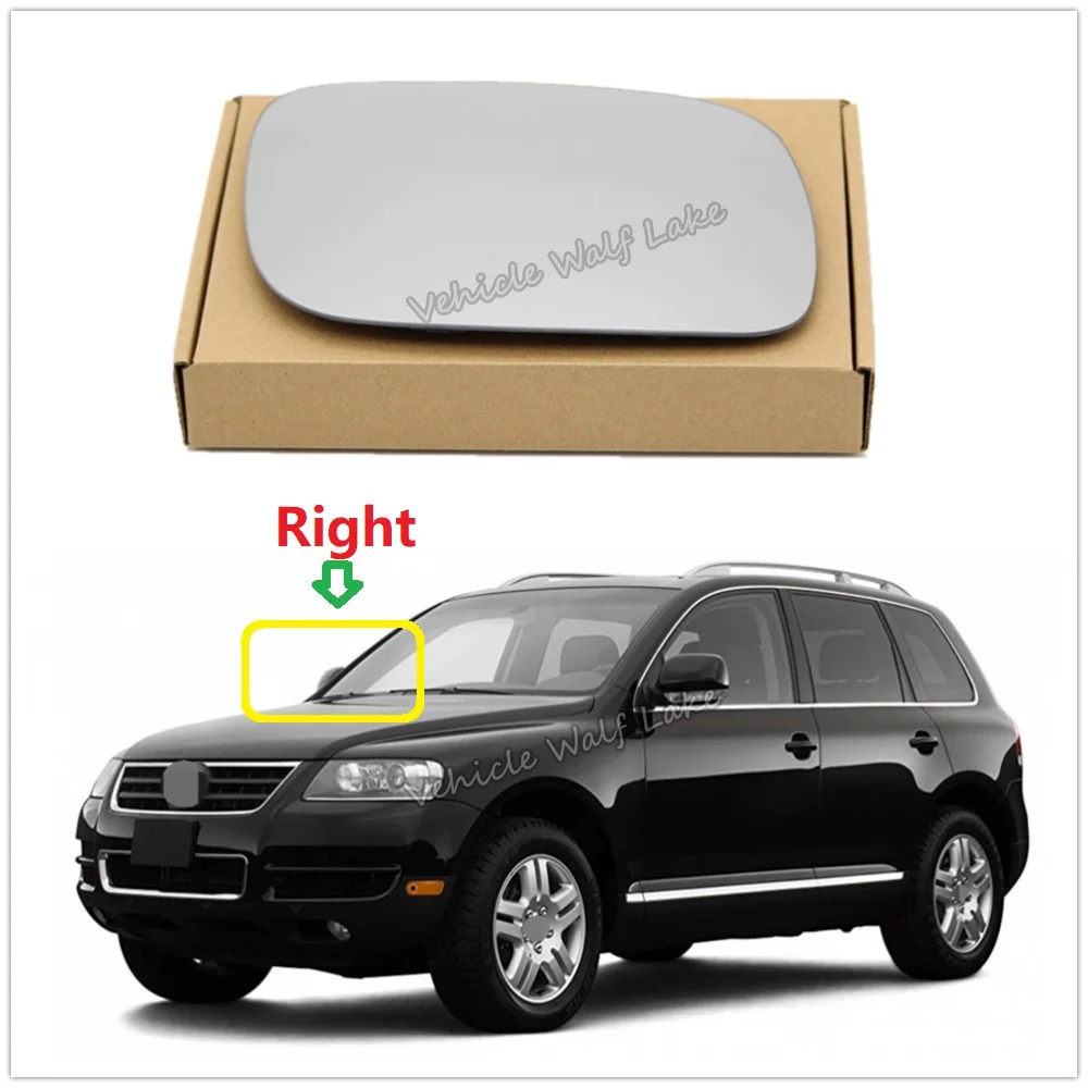 Right Side Heated Mirror GLass For VW Touareg 2002 2003 2004 2005 2006 Car-Stying Rear Mirror Heated Mirror GLasses