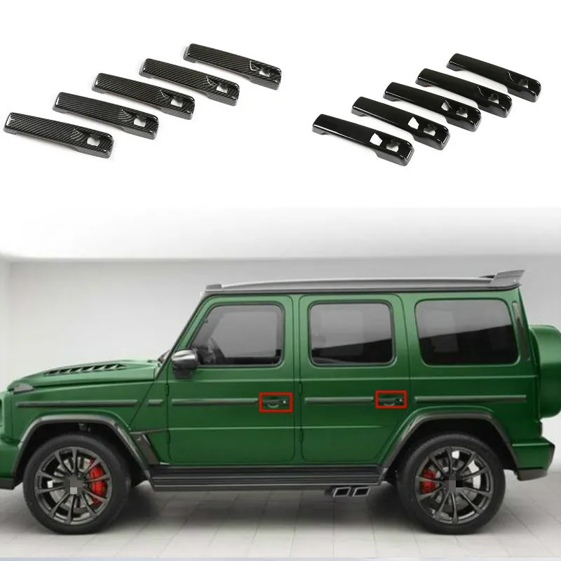 

For Mercedes Benz G Class W463 W464 G65 G55 G63 G500 G550 G350 2009-2019 fiber Auto outer door handle cover