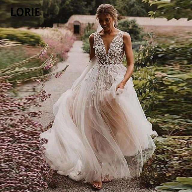 Lorie boho wedding dress hotsell