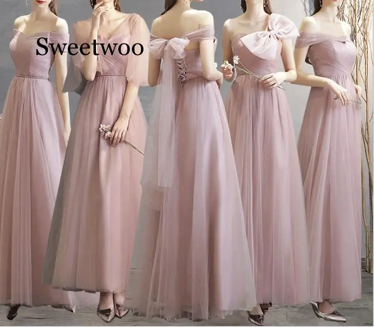 

2020 new female Korean version of the shoulder sister group fairy temperament banquet was thin dress Vestido de novia