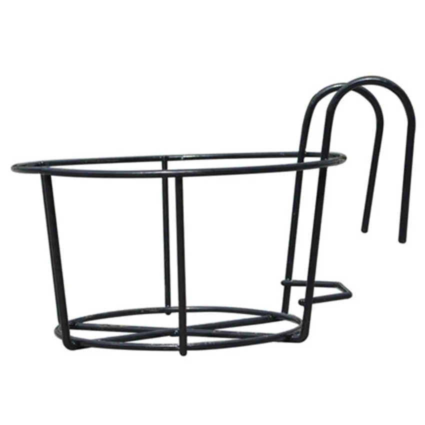 Hanging Flower Pot Stand Rack Deck Rail Balcony Fence Planter Flower Pot Railing Shelf Flower Pots Holder