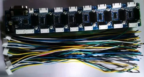 Comutador de 56 canais/módulo de aquisição de entrada digital rs232 modbus rtu