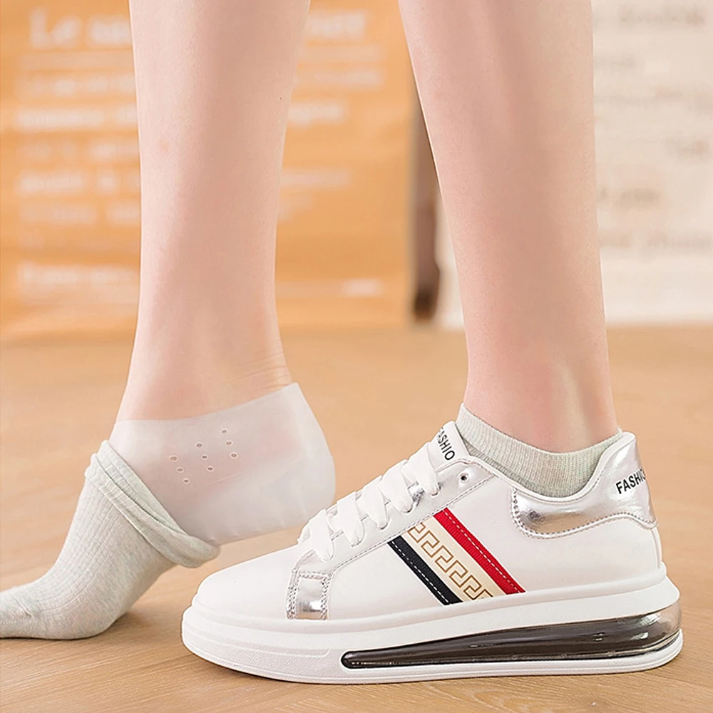 Silikon Unsichtbare Innenhöhe Einlegesohlen Heben Erhöhen Socken Outdoor Fuß Schutz Pad Männer Frauen Ferse Kissen Versteckte Einlegesohle – Detail 12