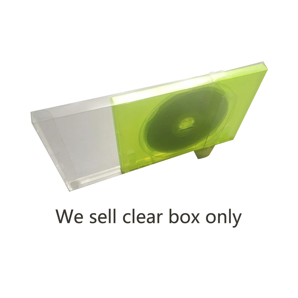 

DVD Blu-ray Disc Display Storage Box for WII U double disc for xbox one for switch NS Collection Transparent Box