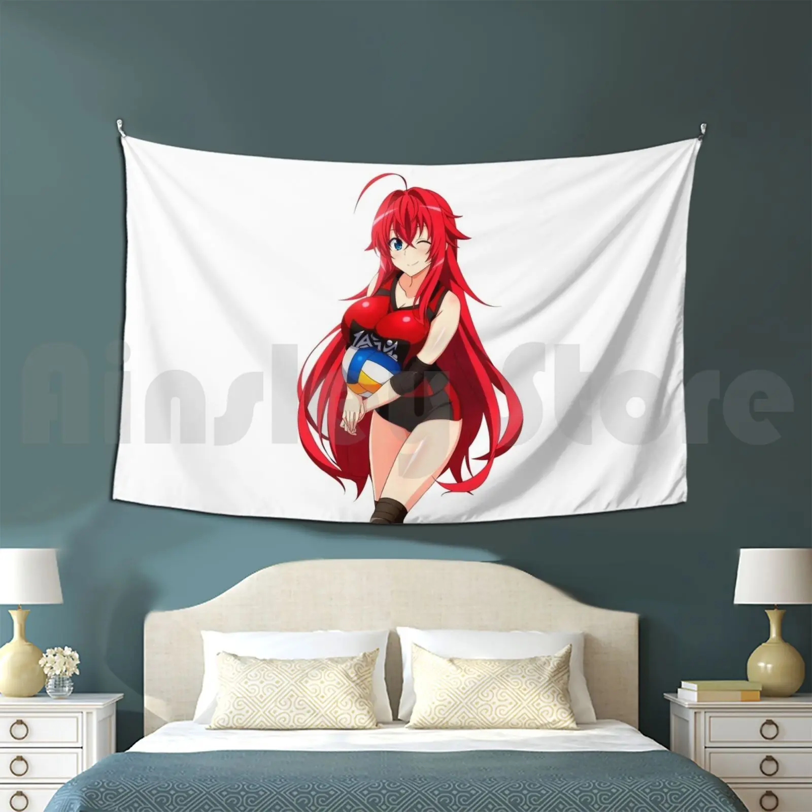 ? Rias Gremory Hot Boobs ( Highschool Dxd Lewd ) ? Tapestry Living Room Bedroom Rias Gremory Highschool Dxd High School Dxd