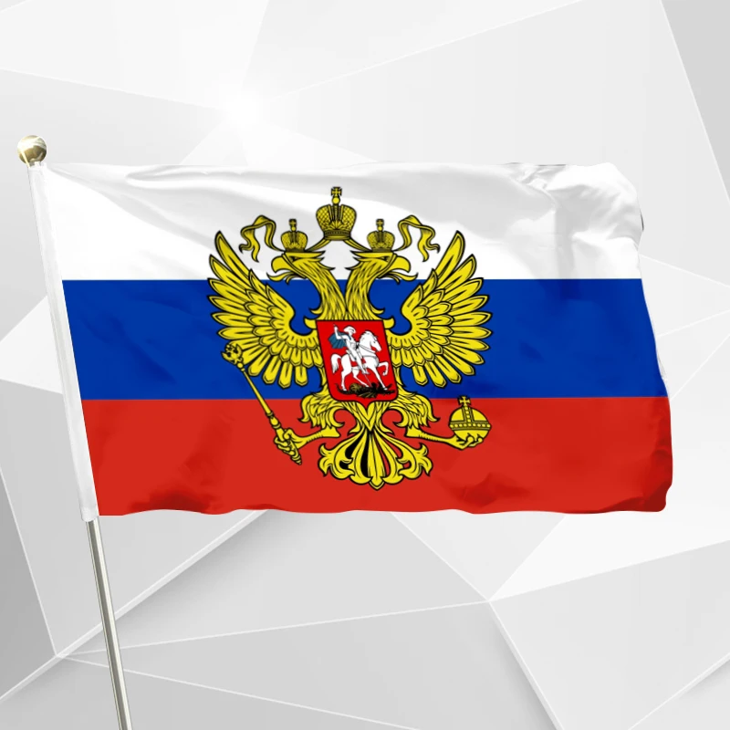 Russia Presidential Standard Of The Flag 90x150cm 3x5ft 120g 100D Polyester Free Shipping 60x90cm 21x14cm Banner