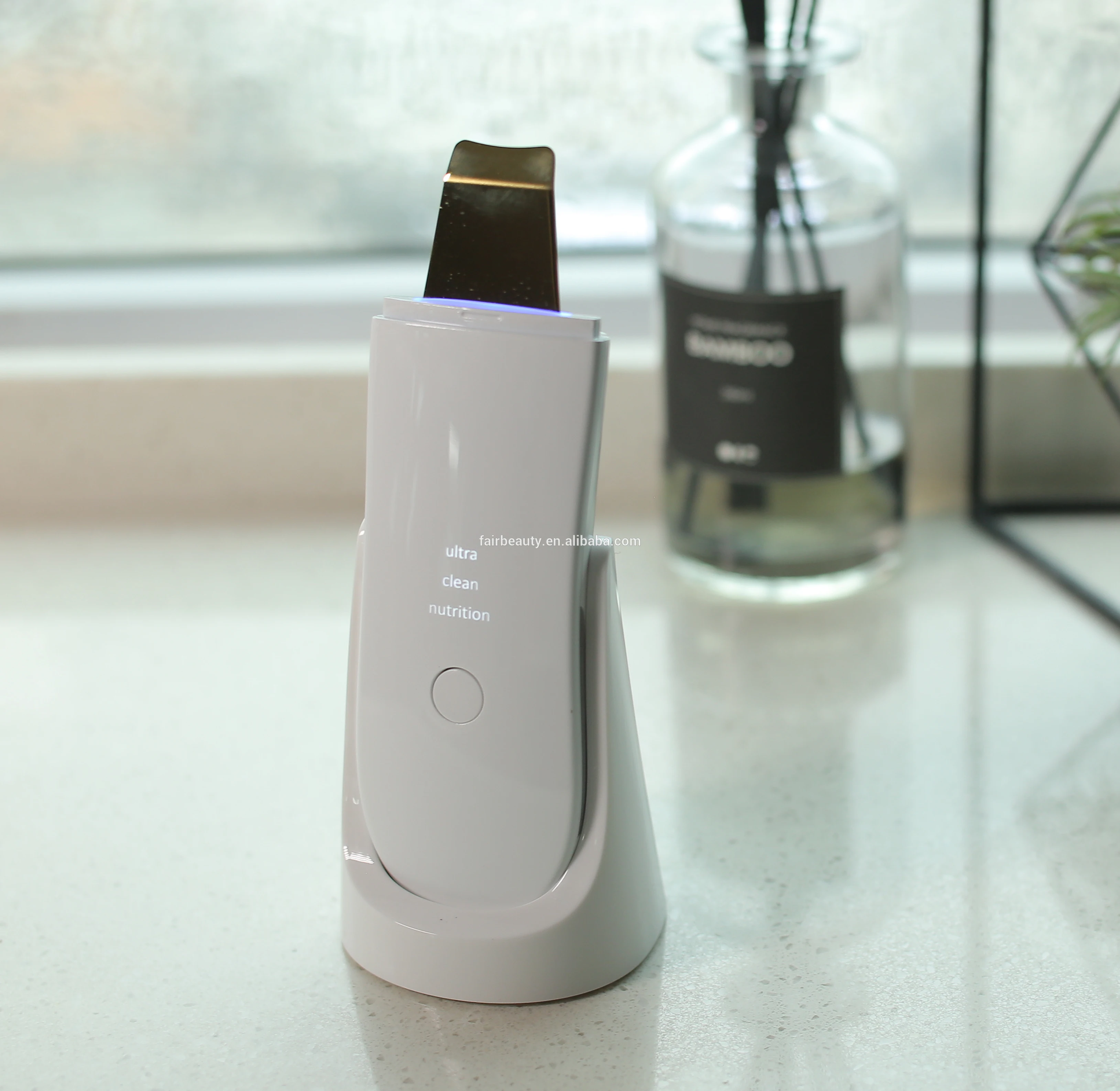 ผิว Scrubber เครื่องผิวหน้า Horniness กำจัดแบบพกพา Exfoliators ผิวหนังที่ตายแล้วลบน้ำและสเปรย์ออกซิเจน