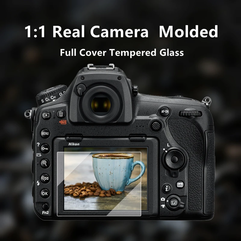 Защитное стекло для камеры D850, самоклеящаяся пленка для основного ЖК-дисплея и камеры Nikon D850 D500