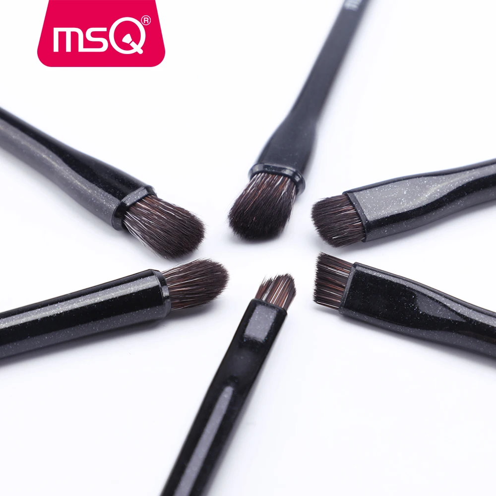 MSQ Eyeshadow Brush 6PCS Makeup Brushes Set Blending Eyebrow Lip Detail Eye shadow Brush Beauty Cosmetic Make Up Tool Kits