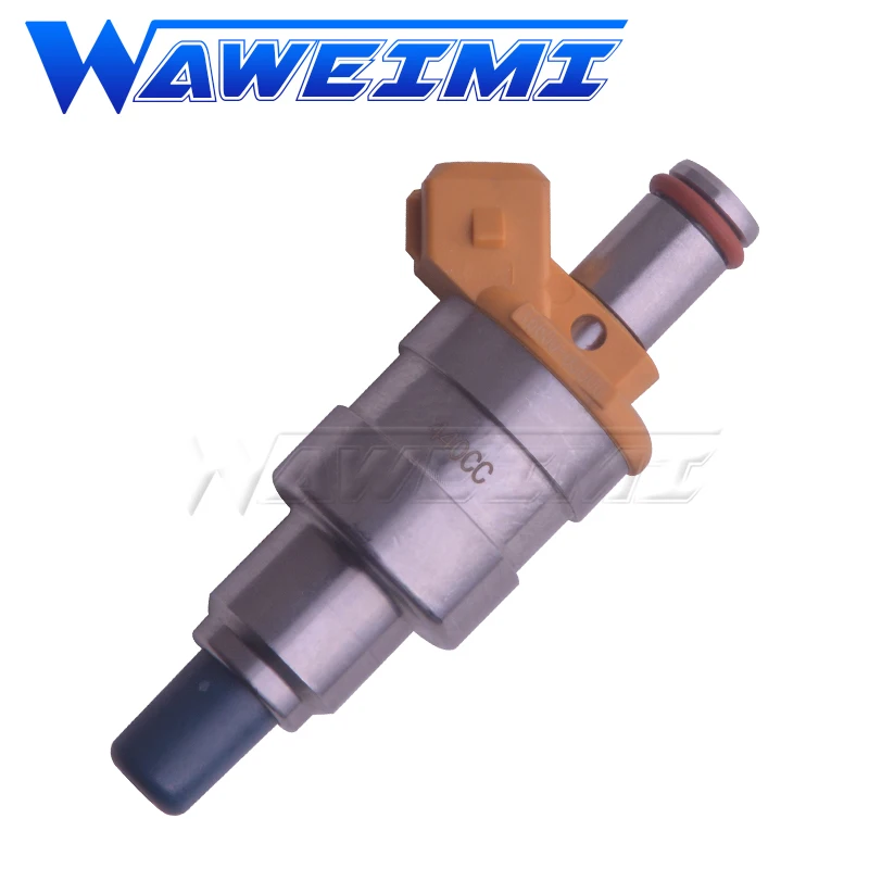 WAWEIMI 4pcs Fuel Injector 16600-05U00 Fits For NI-SSAN SKYLINE PULSAR GTR GTIR SR20 RB20 RB26 CA18