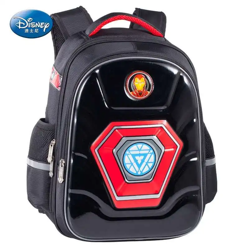 Disney 3D cartoon New school bags for boy iron spider man captain america super light primary school backpack mochila escolar