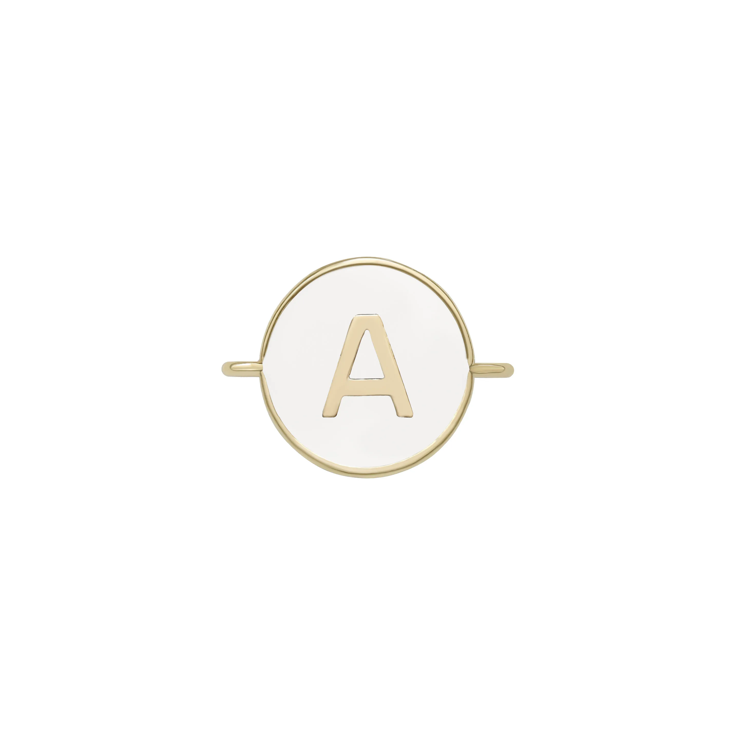 Gold-plated Copper White Enamel Letter A-Z 26 Alphabet Connector Charm For Necklace Bracelet Makings Fashion Brass Jewelry Gift view 6