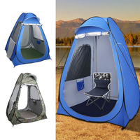 Portable Double Changing Room Privacy Tent Antimosquito Instant Outdoor Camping Shower Tent Waterproof Camp Toilet Rain Shelter