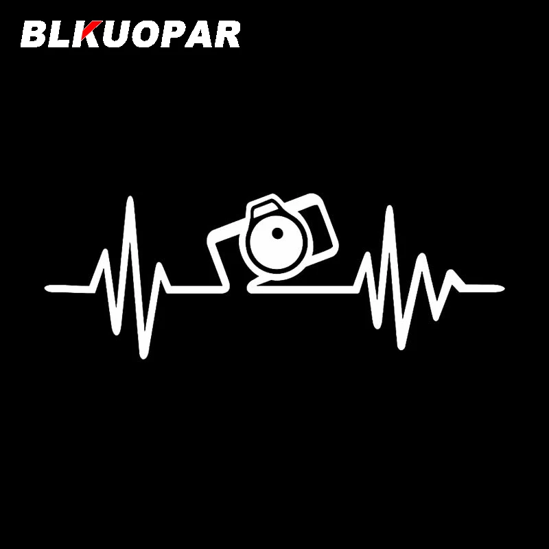 BLKUOPAR for Camera Frequency Car Sticker Personality  Scratch-Proof Decal Waterproof Refrigerator Bumper Laptop Car Styling