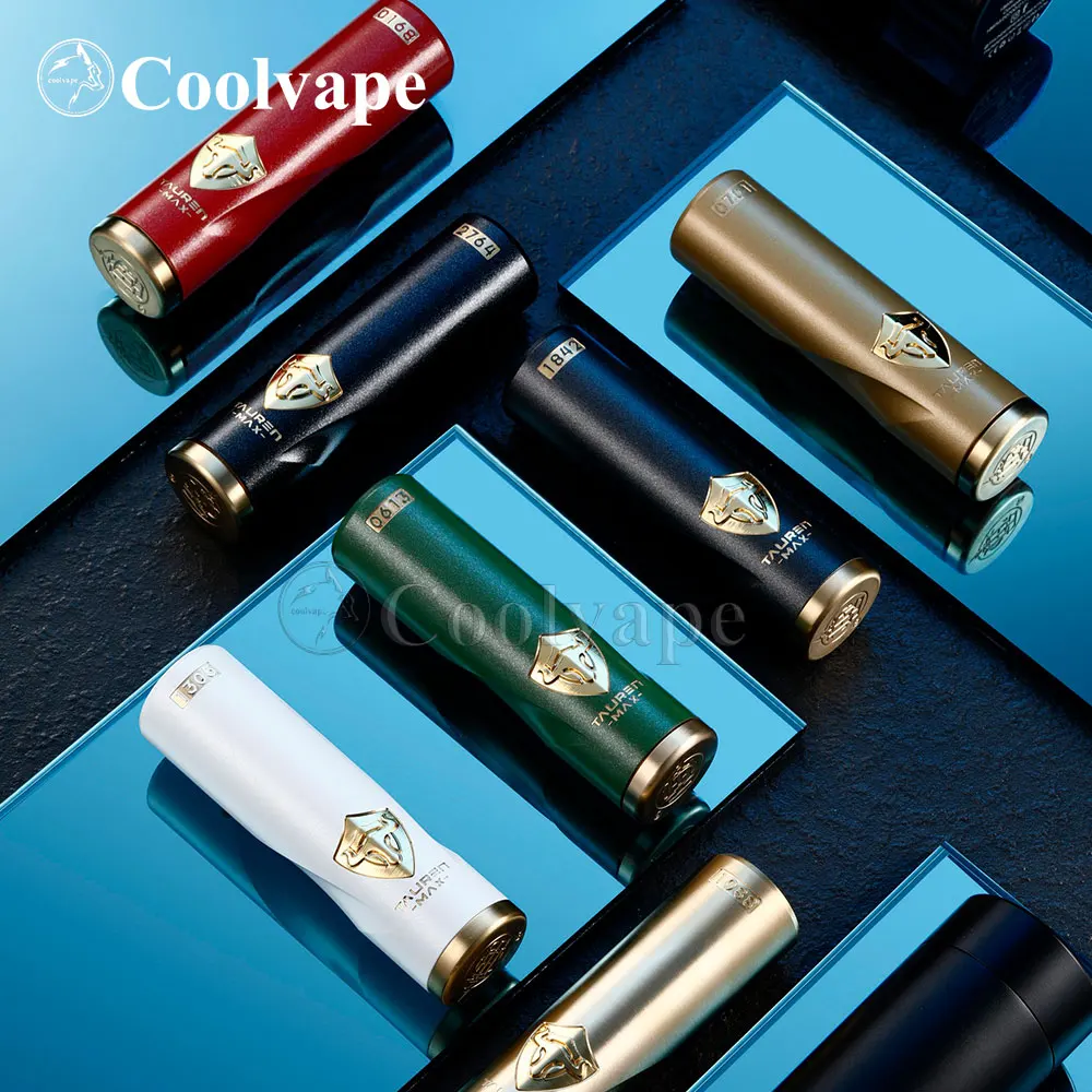 

wolf coolvape 100% Original Tauren Max Hybrid Mech Mod 18650/20700/21700 battery 26mm Vaporizer vape Mechanical Mods vs sob mod