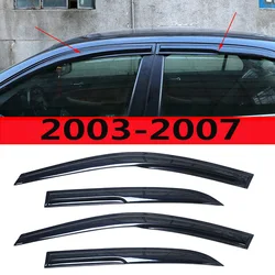 Window Visor For Honda Accord 2003 2004 2005 2006 2007 Wind Shields Sun Rain Deflector Guards Side Window Deflector