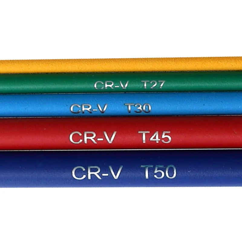 Juego de llaves en forma de L para bicicleta, herramientas de mano de 9 piezas, 1,5mm-10mm, codificadas por colores, llave Allen hexagonal, Torque largo, métrico, con manga