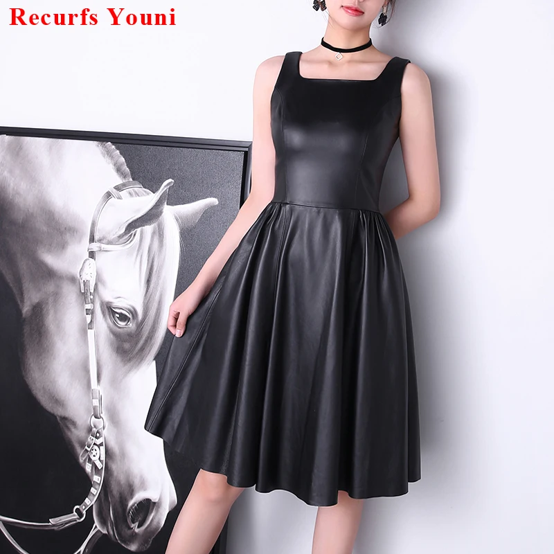 Dresses For Women 2023 Female Fall Winter Hepburn Style High Waist Slimming Vest Black Skirt Mujer Sexy Sling Bodycon Vestido