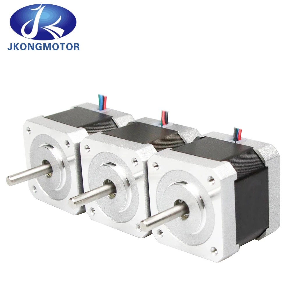 Jkongmotor Nema17 Stepper Motor 0.9 Degree Higher precision 3.3kg.cm 33N.cm 1.68A 2.8V 17HS4401 4-Lead DIY CNC 3D Printer