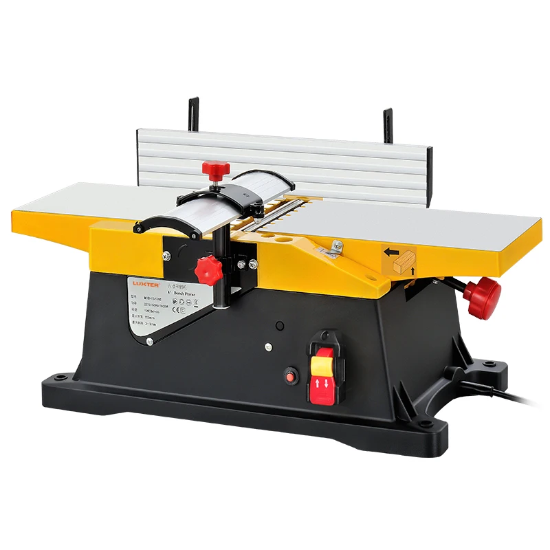 LUXTER 1800W Electric Wood Thicknesser Planer Multifunctional For Woodworking Wood Jointer