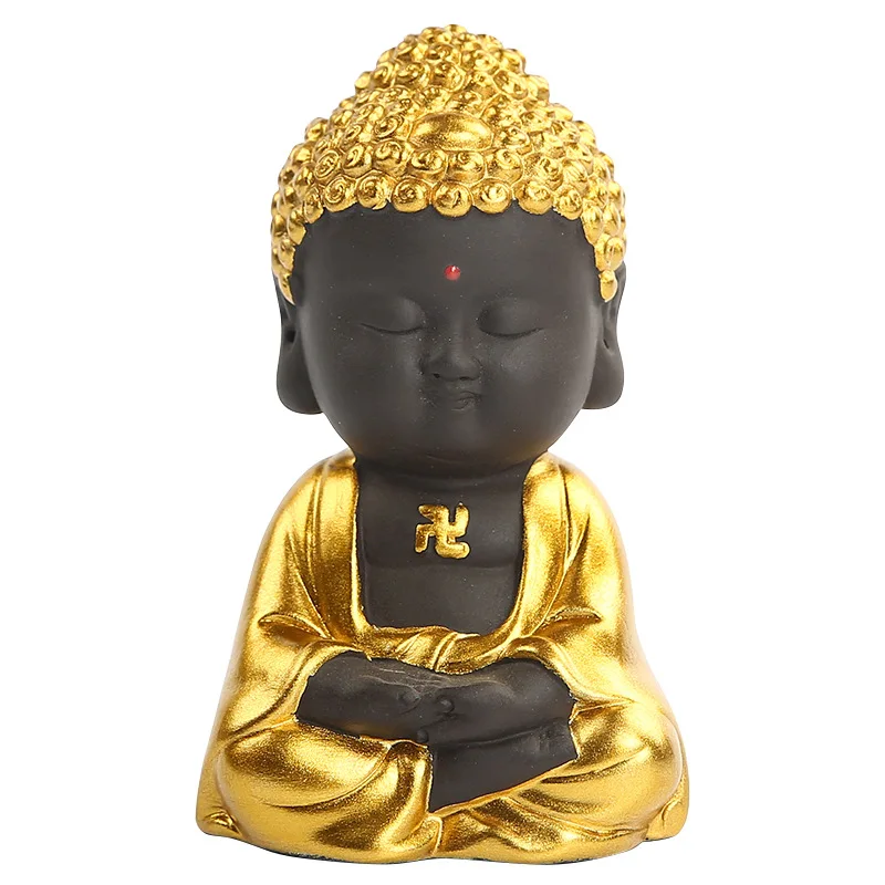 

Small Buddha Statues tea pet ornaments Zen Little Tathagata living room decoration home decor
