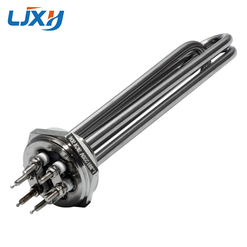 LJXH DN40(47mm) BSP Thread Electrical Heating Pipe Water Heater Immersion Element 3KW/4.5KW/6KW/9KW/12KW 220V/380V