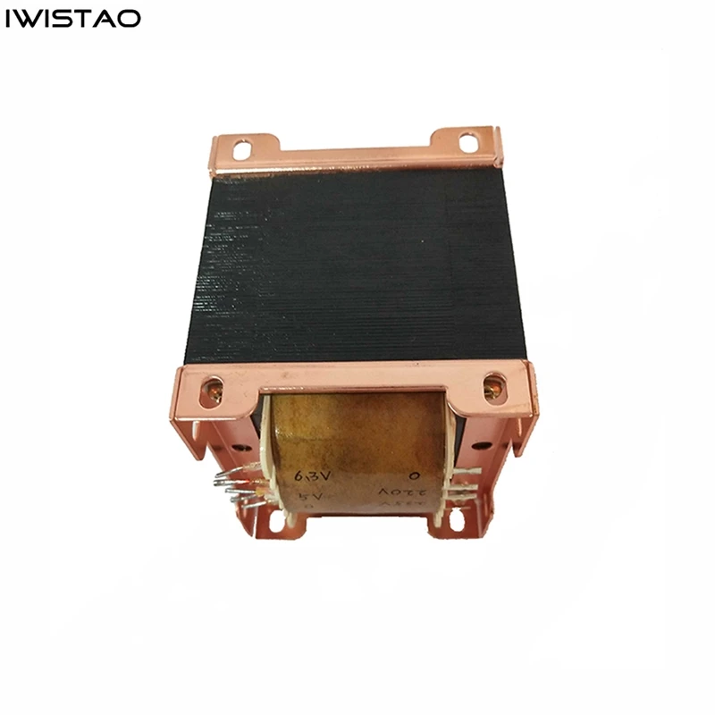 

IWISTAO 185W Tube Amp Power Transformer 300V-260VX2 3.15V-0-3.15V 5V Silicon Steel Sheet Oxygen-free Copper Wire DIY