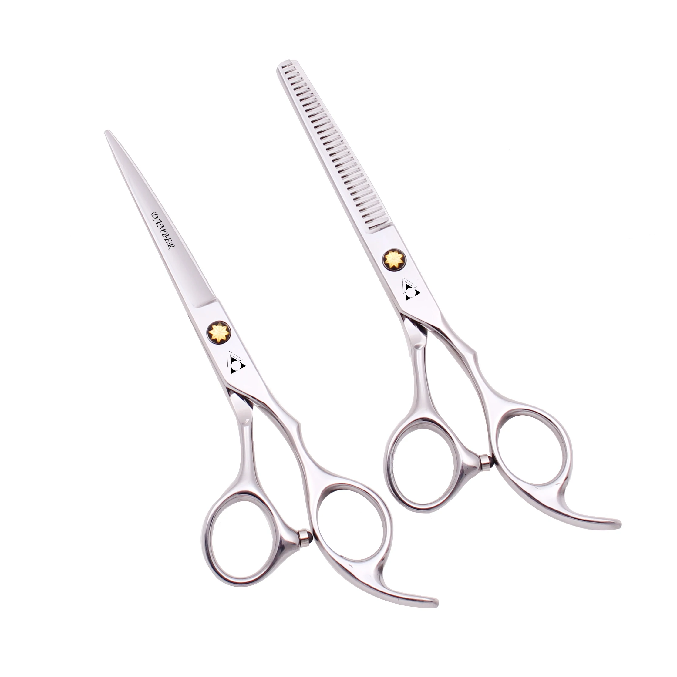 Haarschere 5,5 6,0 Professionelle Friseurschere Effilierschere Friseurscheren-Set Haarschneideschere 440C Japan Steel 888 # – Detail 4
