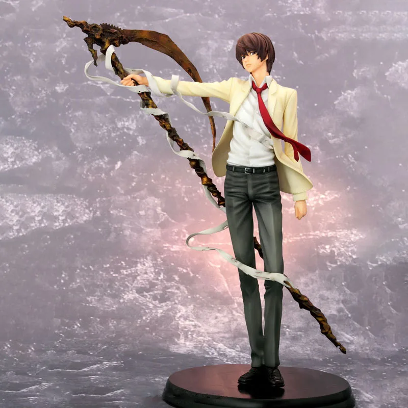 26cm Death Note Anime Figure Yagami Light Manga Statue Figurines Pvc Killer Kira Action Figure Collectible Model Doll Toys Decor