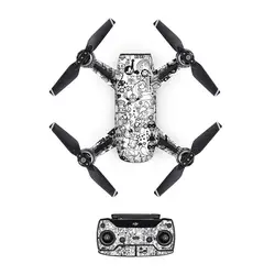 Graffiti Style Decal PVC Skin Sticker For DJI Spark Drone + Remote Controllers + 3 Batteries Protection Film Cover