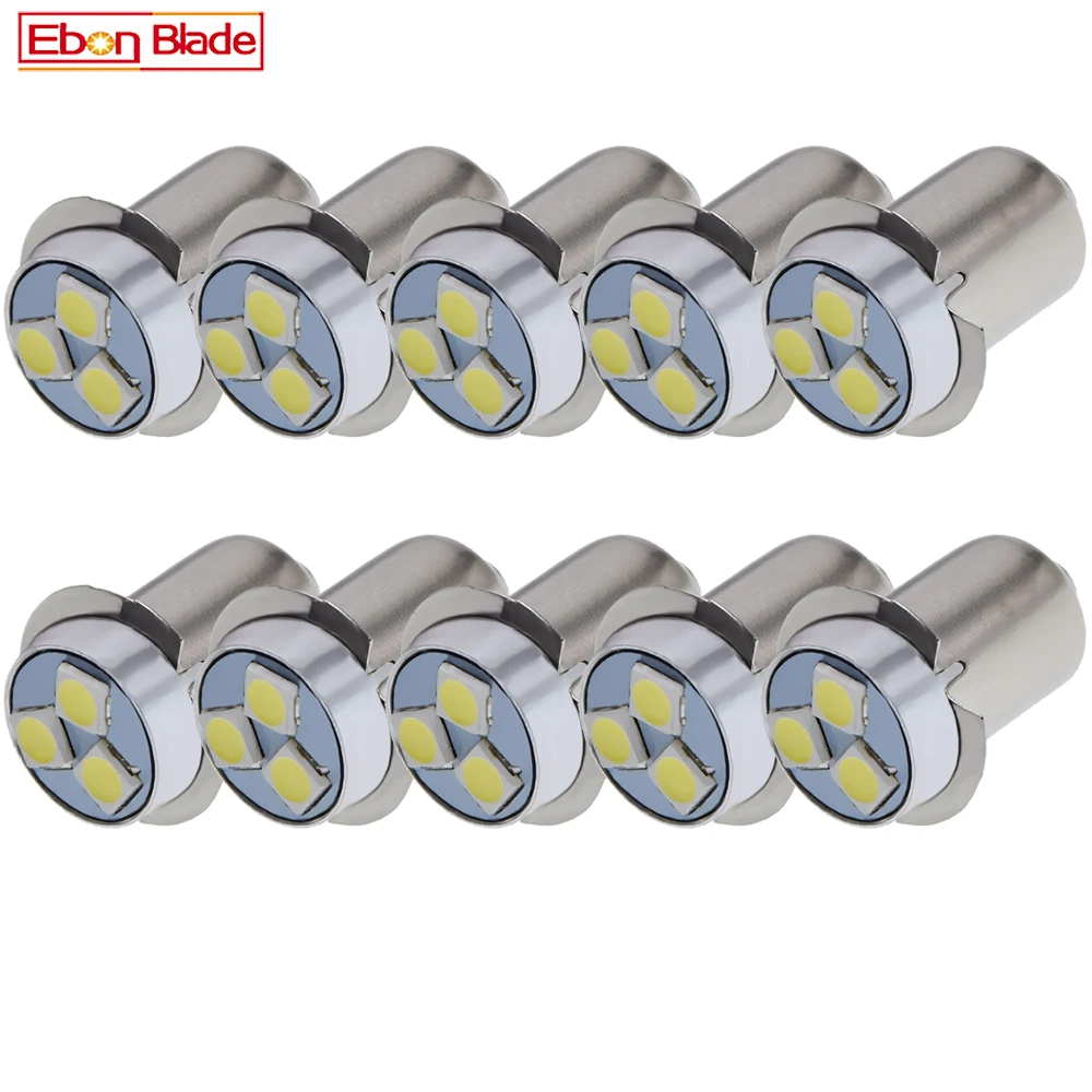 10 pces p13. 5S base pr2 3v 4.5v 6 12v 18v dc led atualizar lâmpada lanterna tocha luz para maglite substituição lâmpada kit de conversão