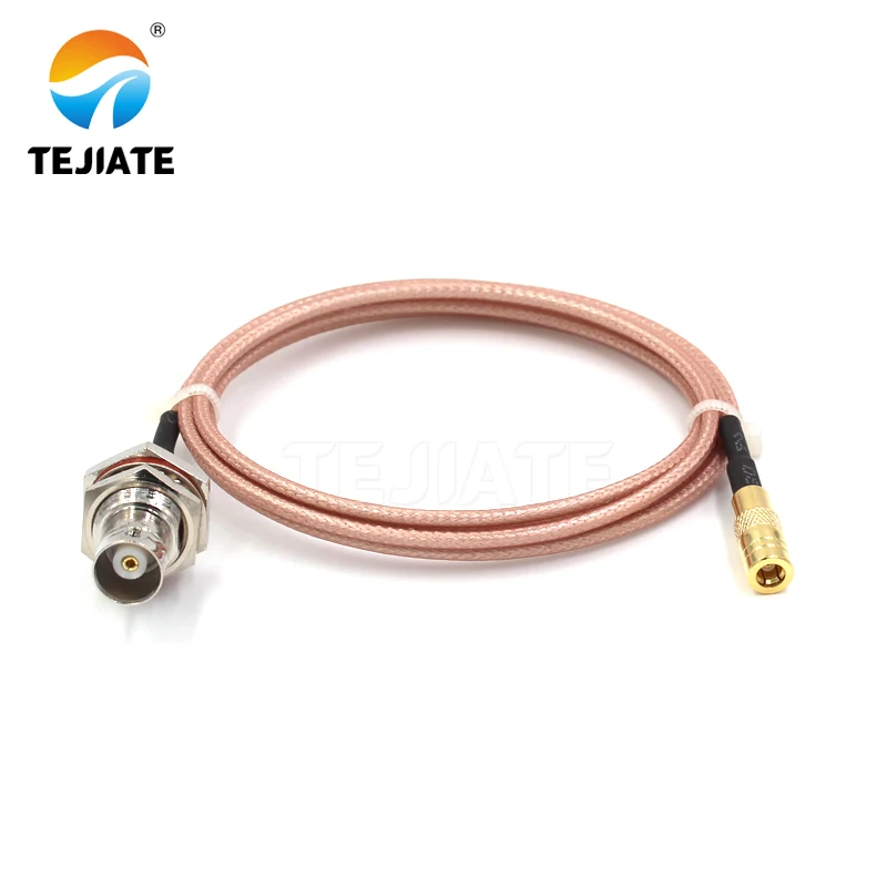 1PCS TEJIATE Adapter Cable SMB To BNC Type SMBK Convert BNCK 8-90CM 1M 1.5M 2M Length Connector RG316 Wire