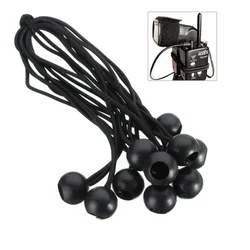 폴대 50pcs Tent Accessories Tent High Elastic Ball Bands Plastic Ball Tent Rope Head Bungee Cords Trampoline Baggage Belts Bungee