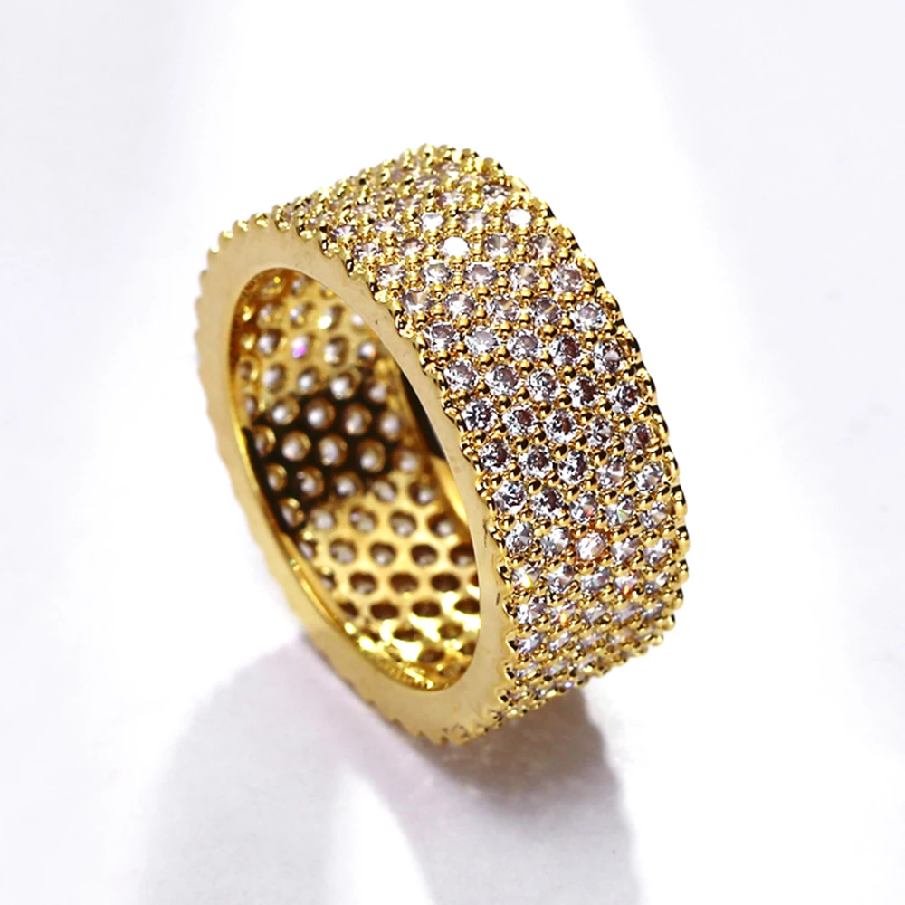 

Circle Classic Jewelry Gold Color Round Luxury Rings For Women Fashion Wholesale Jewellery Lucky Ring