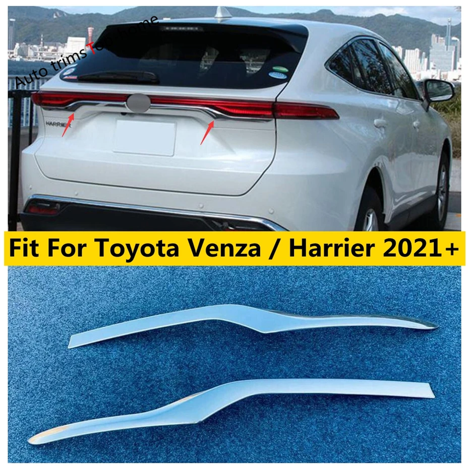 

Rear Trunk Tail Gate Tailgate Door Lid Strip Garnish ABS Chrome Cover Trim Fit For Toyota Venza / Harrier 2021 2022 2023