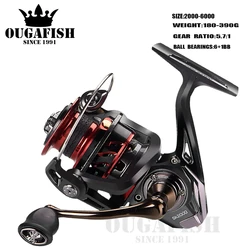 2021 Powerful Metal Fishing Reel SK2000-7000 Seawater Spinning Reels Pesca Molinete Carp Fish Drag 8kg-20kg Olta Makinesi Peche