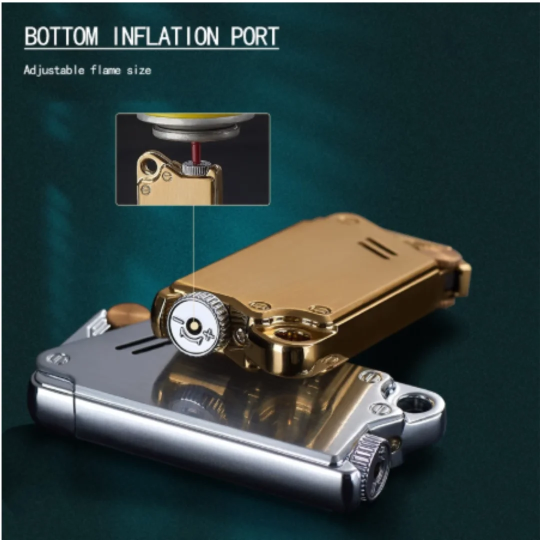 Windproof and Waterproof Inflatable Cigarette Lighter, Jet Torch, Butane Gas Lighters, Smoking Accessories, New, 2022