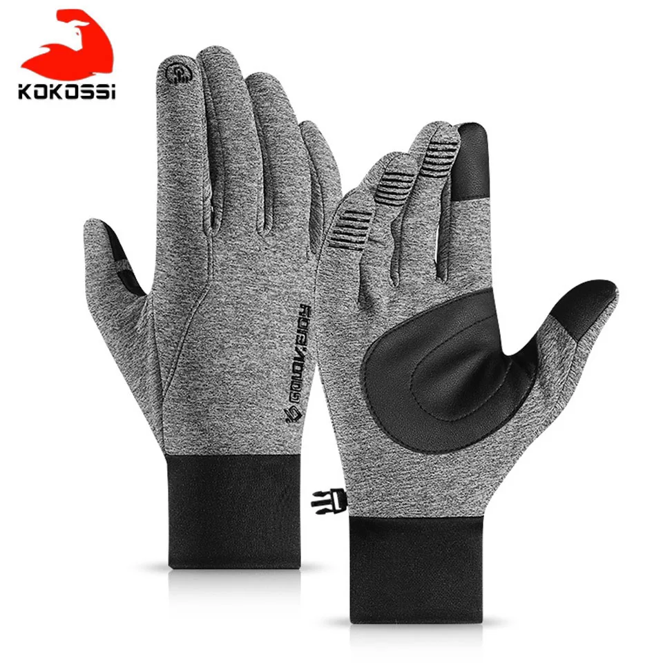 KoKossi Cold-proof Ski Gloves Waterproof Winter Gloves Cycling Fluff Warm Gloves For Touchscreen Cold Weather Windproof