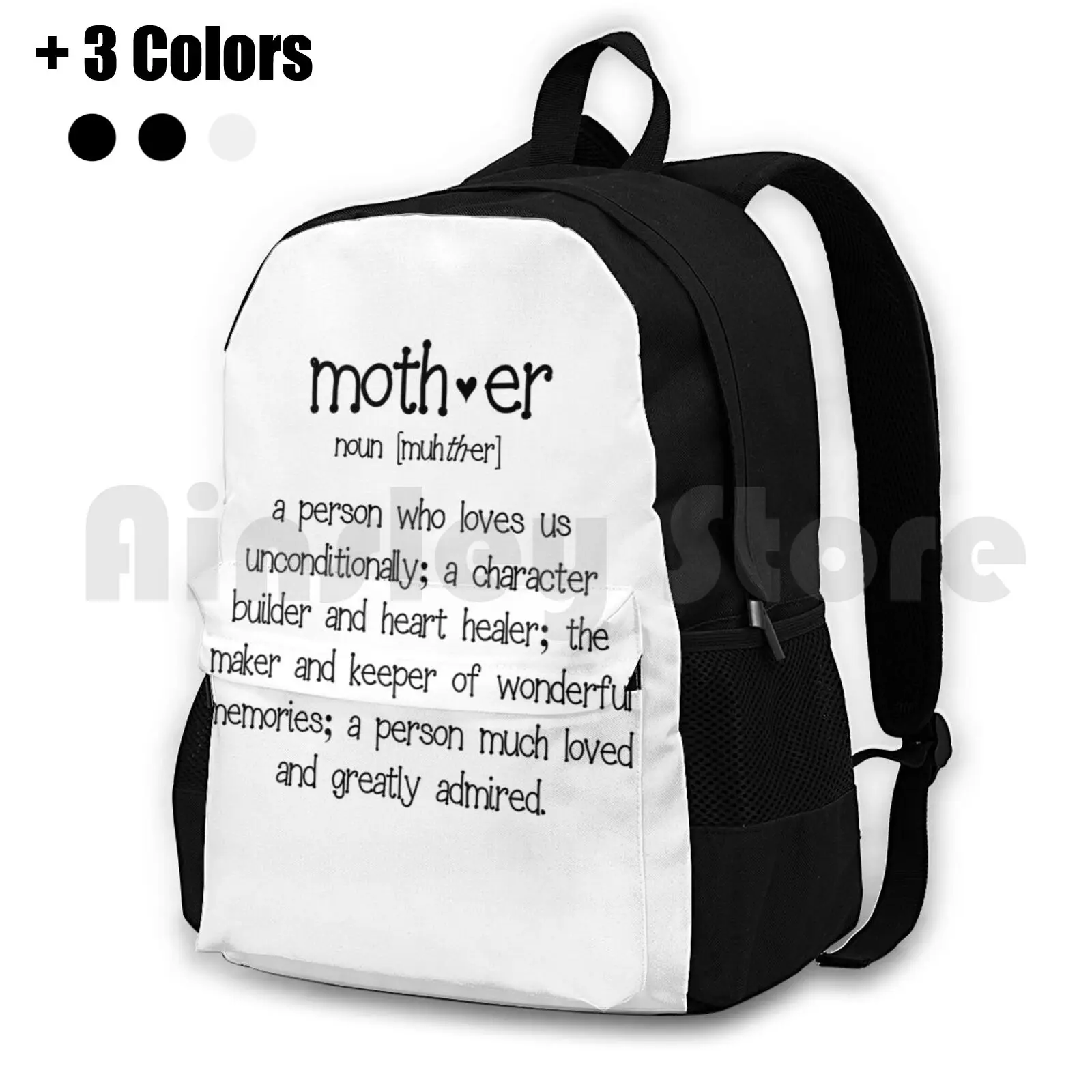 Mother Outdoor Hiking Backpack Riding Climbing Sports Bag Mother Mummy Mommy Mom Daughter Sister Matriarch Love