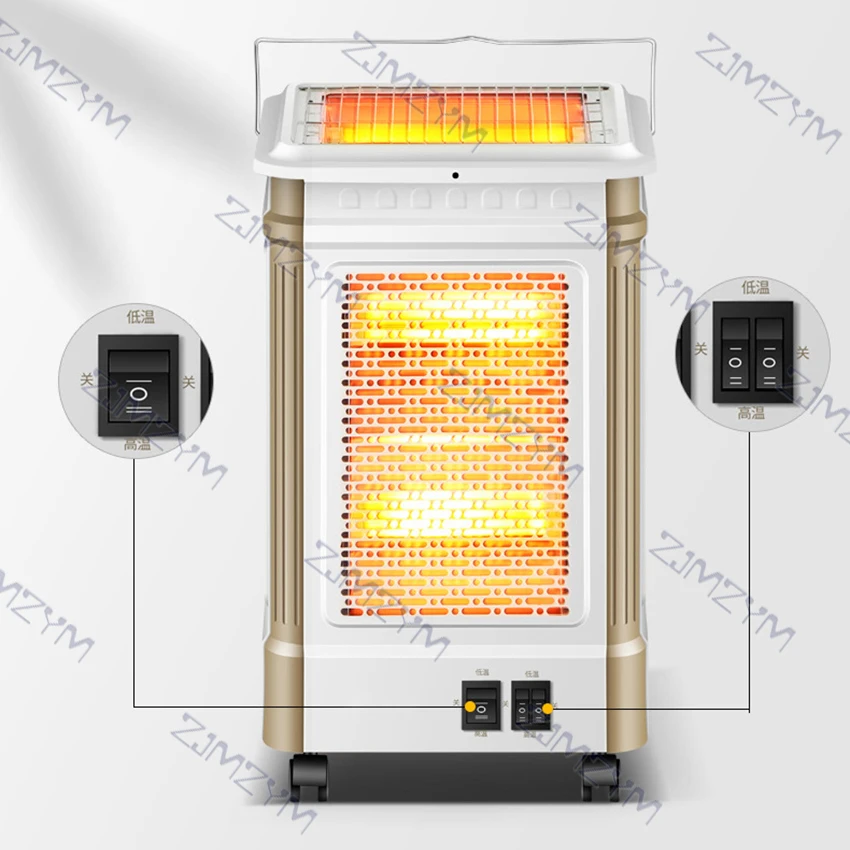 سخان كهربائي على شكل خمسة جوانب ، سخان منزلي متعدد الوظائف ، موفر للطاقة ، للفرن والشواية ، 2000 فولت ، 220 واط